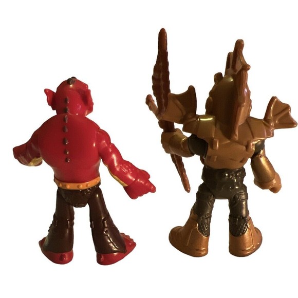 IMAGINEXT LIZARDMAN FIGURE CASTLE Knights Shield FISHER PRICE Lot - Picture 4 of 4